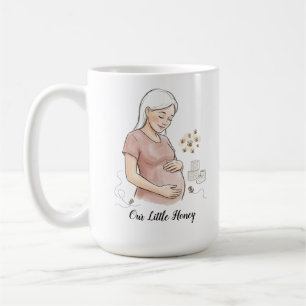 Mama To Bee Cute Pregnancy Announcement Coffee Mug