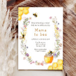 Mama to Bee Wildflower Honeybee Mummy Baby Shower Invitation<br><div class="desc">♥ A cute and fun baby shower invite! With a bee theme. Please see the collection for all items we have available.</div>