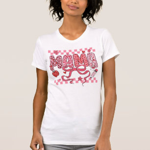 Mama Valentine Teacher PNG T-Shirt