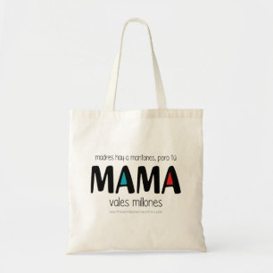 Mama vales millones tote bag