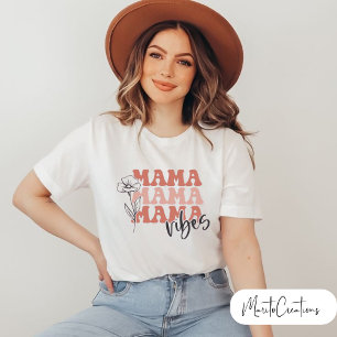 Mama vibes t-shirt, with retro typography T-Shirt