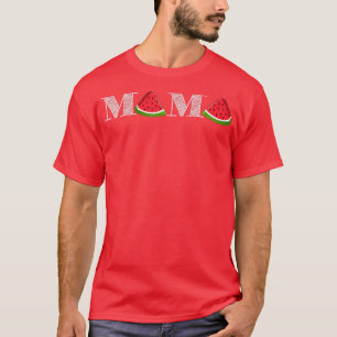 Mama Watermelon Funny Summer Fruit Great Grandma M T-Shirt