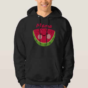 Mama Watermelon Summer Fruit Great Mother's Day 1 Hoodie
