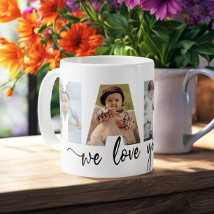 Mama We Love You Photo Collage Coffee Mug