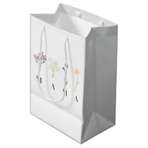 Mama Wild Floral Mother’s Day or Birthday Gift Medium Gift Bag
