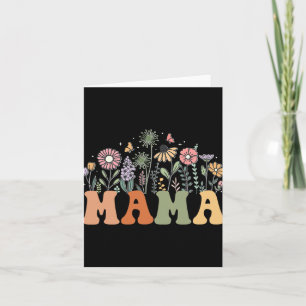 Mama Wildflower Floral Birthday Baby Shower New Ma Card
