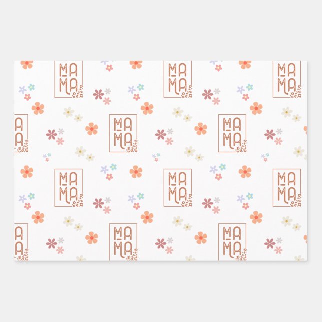 Mama Wrapping Paper | Gift wrapping paper (Front 3)