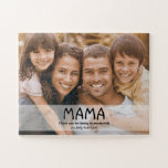 Mama You're wonderful Personalised photo Jigsaw Puzzle<br><div class="desc">Introducing our Mama Photo Mother's Day Personalised Puzzle – a heartwarming and unique gift to celebrate the special mothers in your life. This puzzle features a customisable photo of "Mama, " adding a personal touch to this cherished keepsake. Customise the puzzle with a photo that holds sentimental value, capturing a...</div>