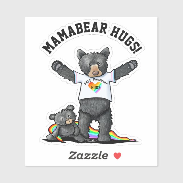 Mamabear Hugs Sticker (Sheet)