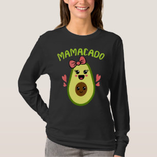 Mamacado Avocado Mum Pregnancy Announcement Vegan T-Shirt