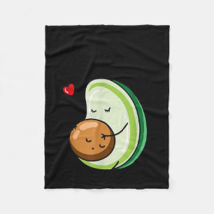 Mamacado Avocado Pregnant Mom Pregnancy Avo  Fleece Blanket