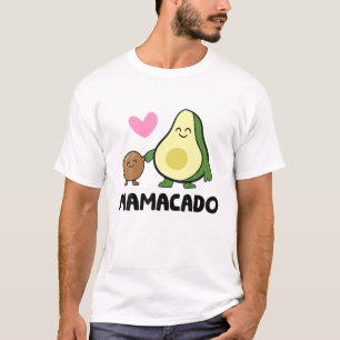 Mamacado Avocado Pregnant Mum Pregnancy Avo Announ T-Shirt