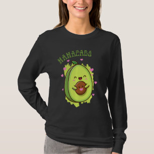 Mamacado Cute Avocado Funny Mum-my Mother Fruit Lo T-Shirt