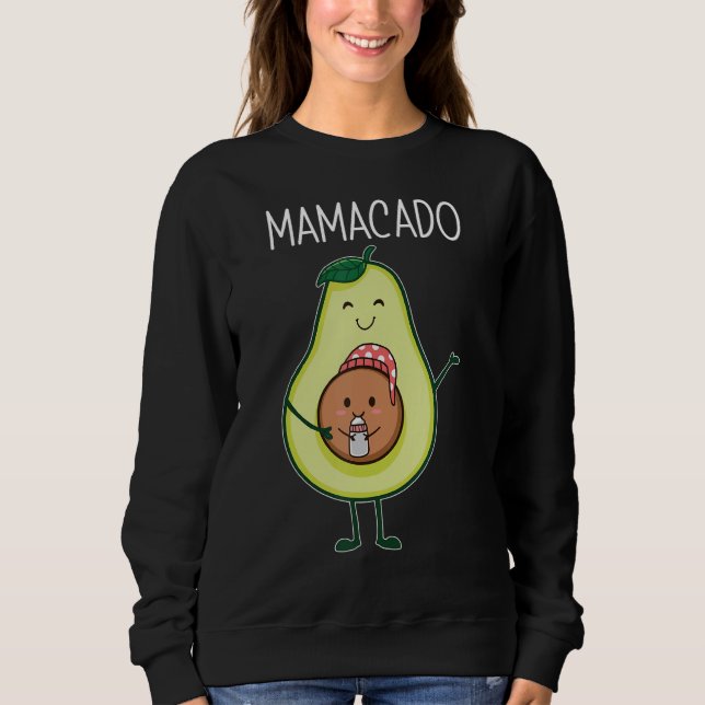 Mamacado Expecting Mother Sweatshirt (Front)