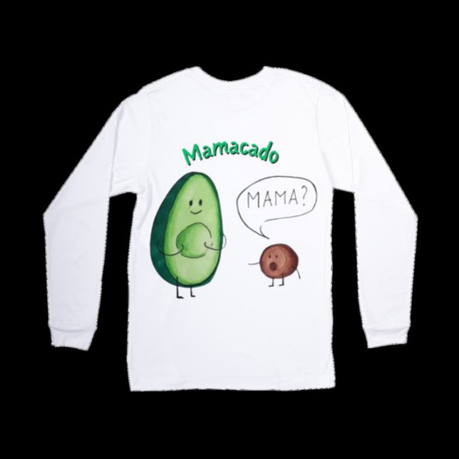 Mamacado Funny Avocado Mum Design – Cute Pun Gift  T-Shirt (Creator Uploaded)