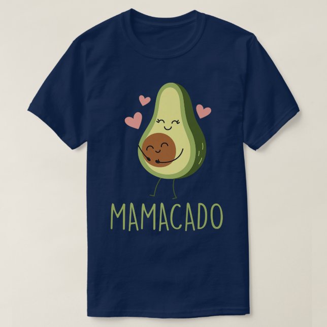 Mamacado Funny Avocado Mum Gifts for Pregnancy Ann T-Shirt (Design Front)