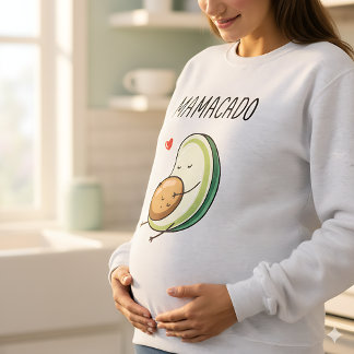 MAMACADO Funny Pregnancy T-Shirt |  Avocado Mum Sweatshirt