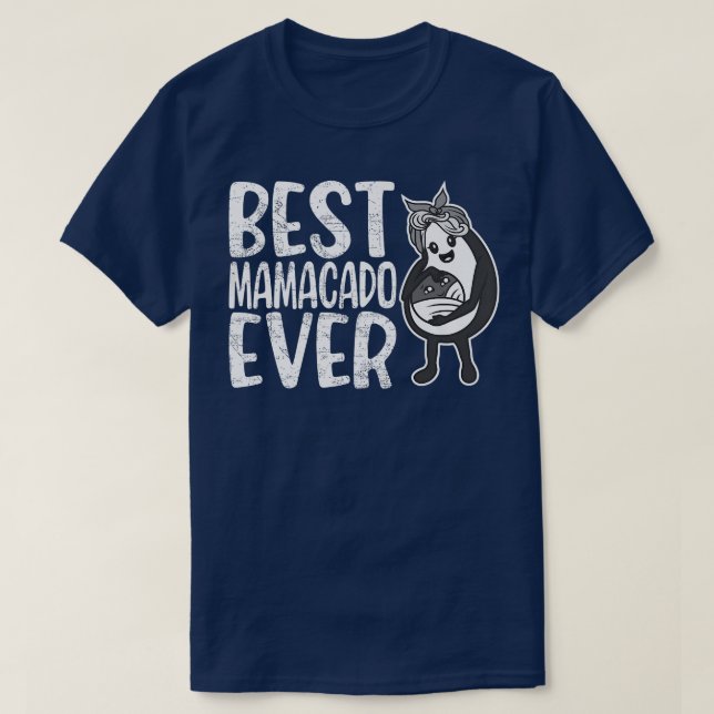 Mamacado, Funny Womens Avocado, Mama Girl, Cute Mo T-Shirt (Design Front)