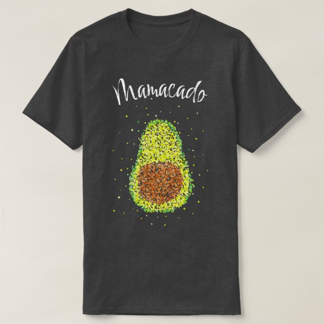 Mamacado Pregnancy Baby Bump T-Shirt (Design Front)