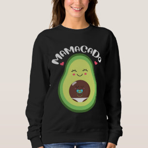 Mamacado Pregnant Avocado Pregnancy Announcement Sweatshirt