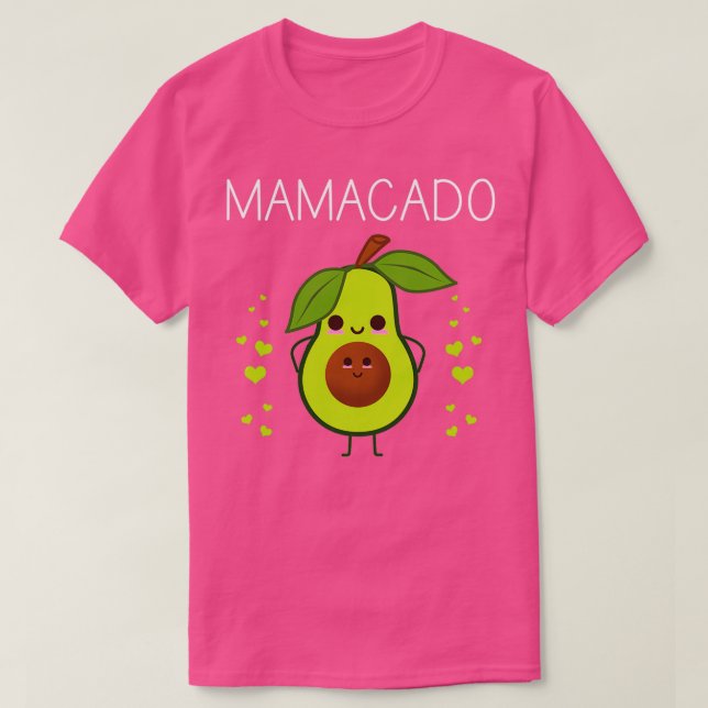 Mamacado Pregnant Funny Pregnancy Avocado Cute Ado T-Shirt (Design Front)
