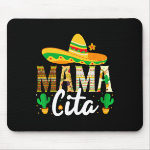 Mamacita Cinco De Mayo 5 De Mayo Cactus Fiesta Mot Mouse Pad
