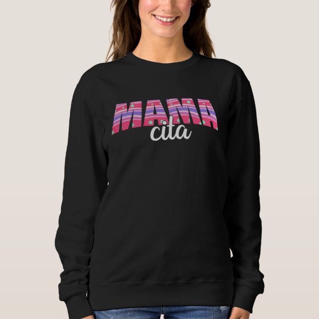 Mamacita Cinco de Mayo Cactus Fiesta 5 De Mayo Cut Sweatshirt (Front)