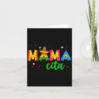Mamacita cinco de mayo sombrero women mama mum card
