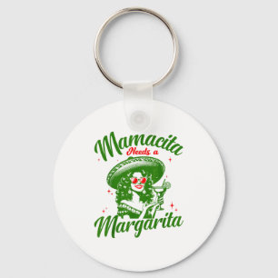 Mamacita Needs A Margarita Cinco De Mayo Funny Wom Key Ring