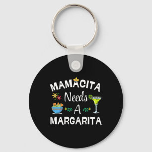 Mamacita Needs Margarita Cinco De Mayo Mexican Fie Key Ring