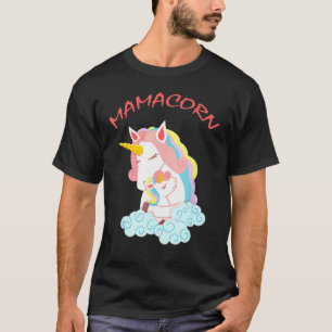 Mamacorn Adorable Unicorn Mum Magical Mother's Day T-Shirt