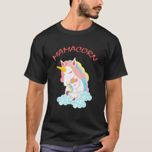 Mamacorn Adorable Unicorn Mum Magical Mother's Day T-Shirt