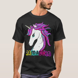 Mamacorn Cute Unicorn Mum Costume Mother's Day 6 T-Shirt