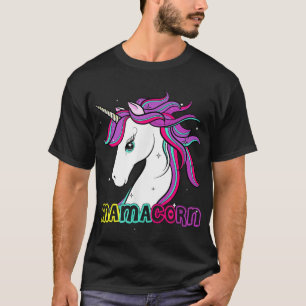 Mamacorn Cute Unicorn Mum Costume Mum Mother's Day T-Shirt