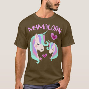 MAMACORN Funny Unicorn Pun Mother's Day Best Mum D T-Shirt