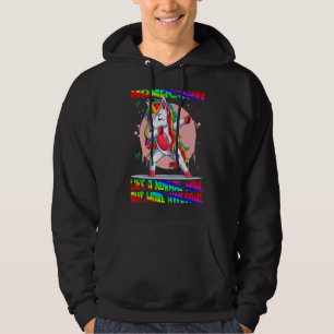 Mamacorn Like A Normal Mum Dabbing Unicorn Motheru Hoodie