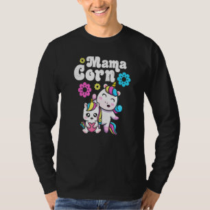 Mamacorn Mama Unicorn Mother's Day Mum Mummy Cute T-Shirt