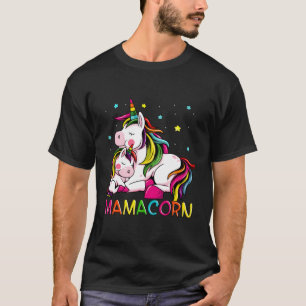 Mamacorn Mother'S Day Unicorn Mum Mommycorn T-Shirt