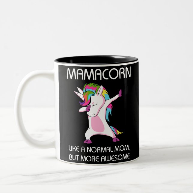 Mamacorn Two-Tone Coffee Mug (Left)