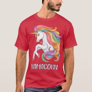 Mamacorn Unicorn Costume Mum Mother's Day T-Shirt