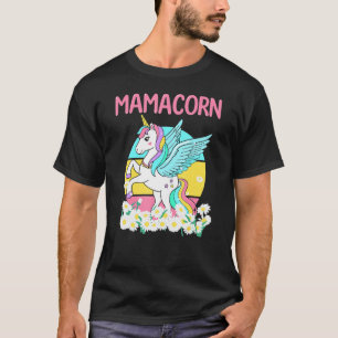 Mamacorn Unicorn Funny Women's Costume Mom Mother' T-Shirt