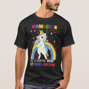 Mamacorn Unicorn Funnyu2019s Womens Costume Mum Mo T-Shirt