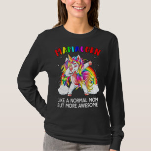 Mamacorn Unicorn Funnyu2019s Womens Costume Mum Mo T-Shirt