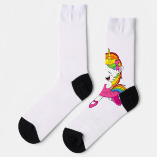 Mamacorn Unicorn Mama Ballerina Mother_s Day T-Shi Socks