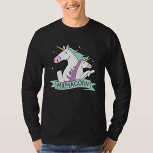 Mamacorn Unicorn Mama Maternity Family Mother's Da T-Shirt