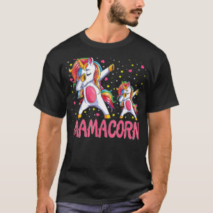 Mamacorn Unicorn Mum Baby Mother's Day For Women T-Shirt
