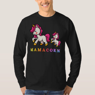 Mamacorn Unicorn Mum Baby Mother's Day For Women T-Shirt