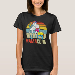 Mamacorn Unicorn Mum Baby Mother's Day For Women T-Shirt