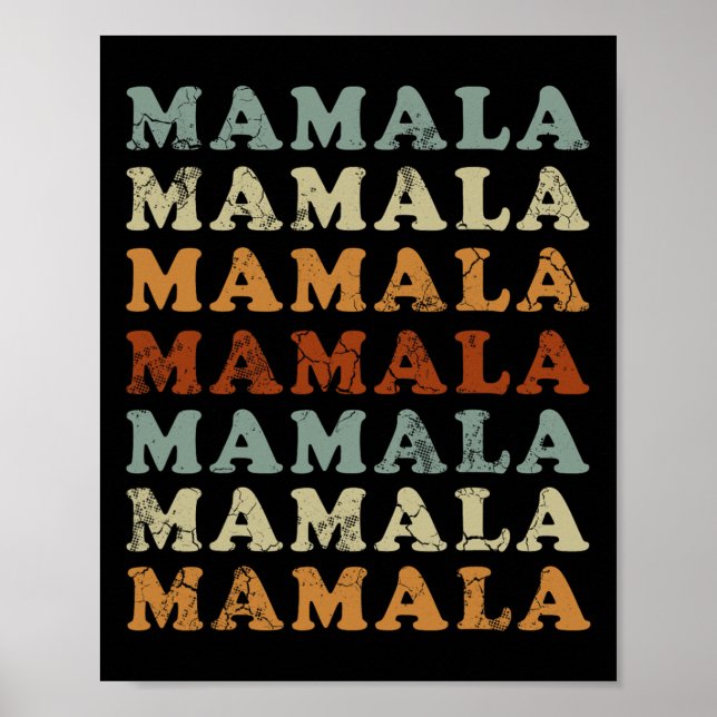 Mamala Kamala Harris 24 Democrat  Poster (Front)