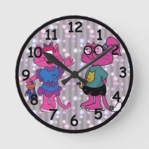 Mamamacanz Round Clock